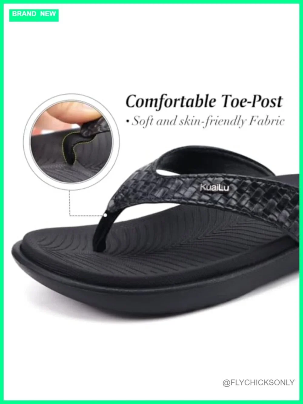 Arch Support Yoga Mat Cushioned Thong Sandals | Comfortable Walking Slides